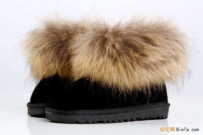 雪地靴 真皮 狐貍毛 短款棉靴 韓版純色經(jīng)典大毛口雪地靴 - 供應產(chǎn)品 - 金湖曜佳鞋帽服飾 - 切它網(wǎng)(QieTa.com)